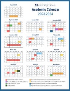 Philly School District Calendar